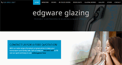 Desktop Screenshot of edgwareglazing.com